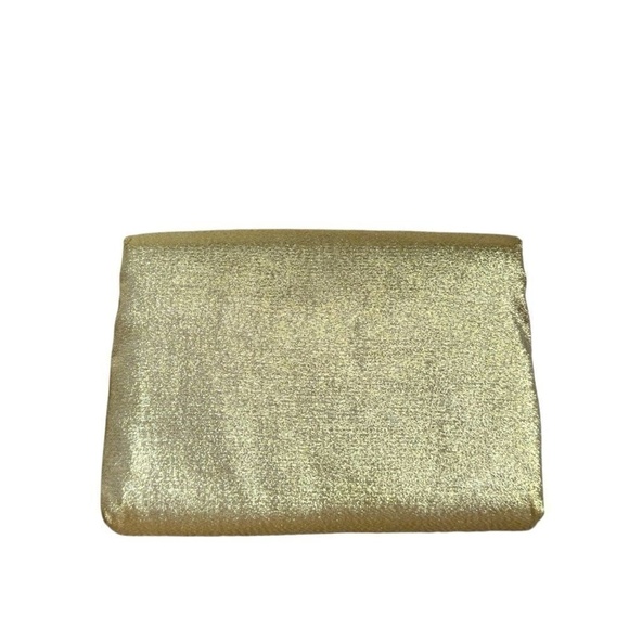 Vintage HL Harry Levine Metallic Gold Chain Shoulder Strap or Clutch Evening Bag - Picture 10 of 10